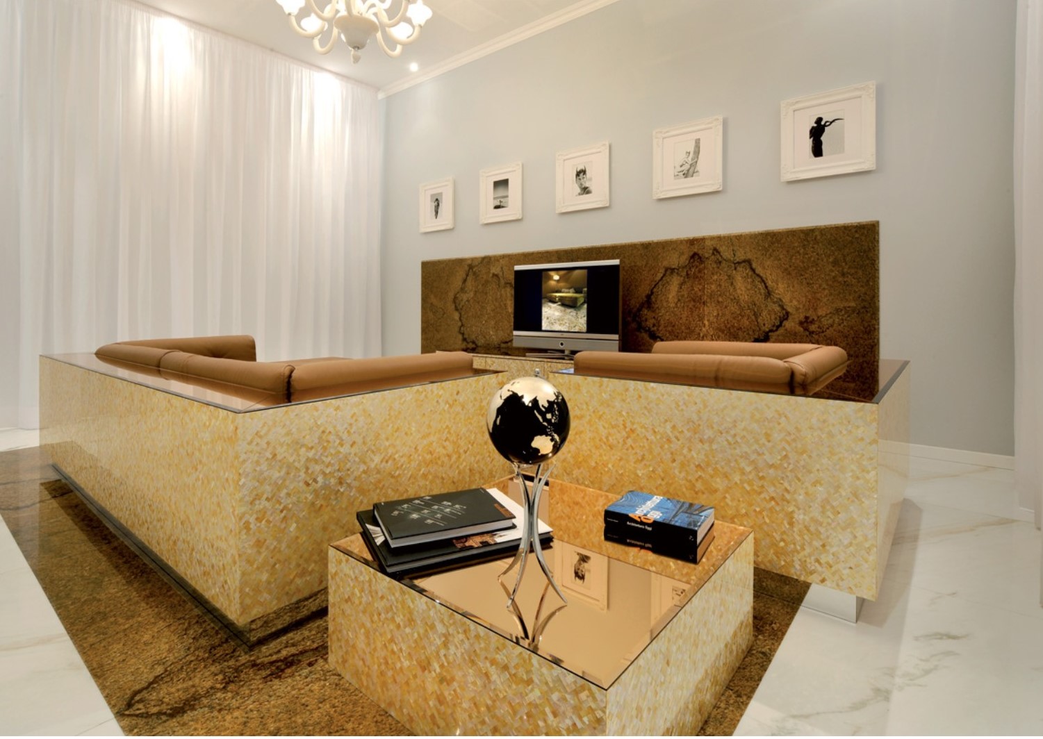 Wall Finish Shell Design Shell Wall Panel Series - Kyager Decor | Leading Singapore-based ...